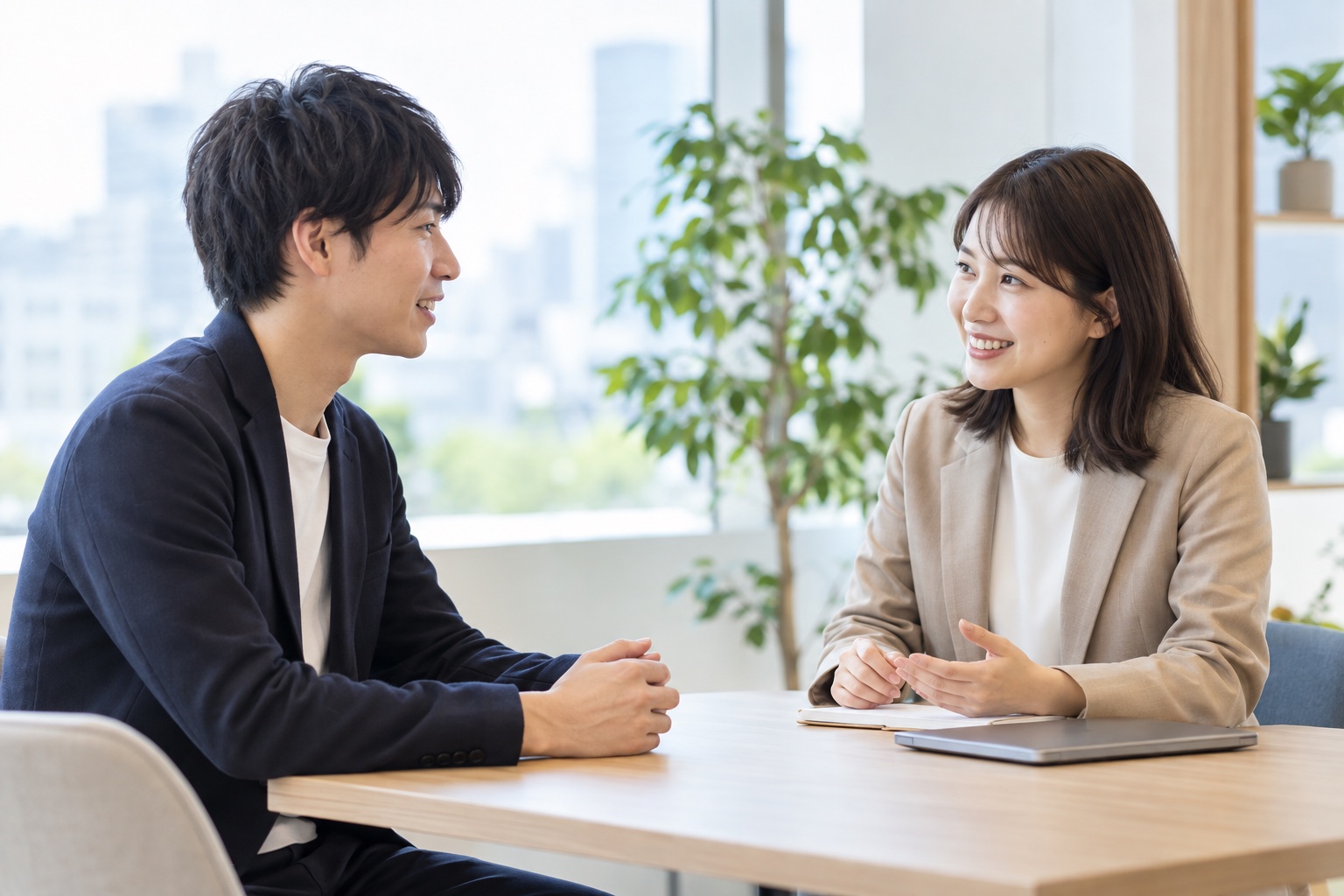 キャリア相談のイメージ（AI生成）